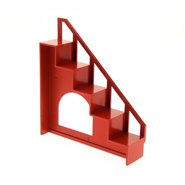 1x Lego Fabuland Treppe groß rot 12x3x11 Geländer Set 341 132 140 350 fabeb1