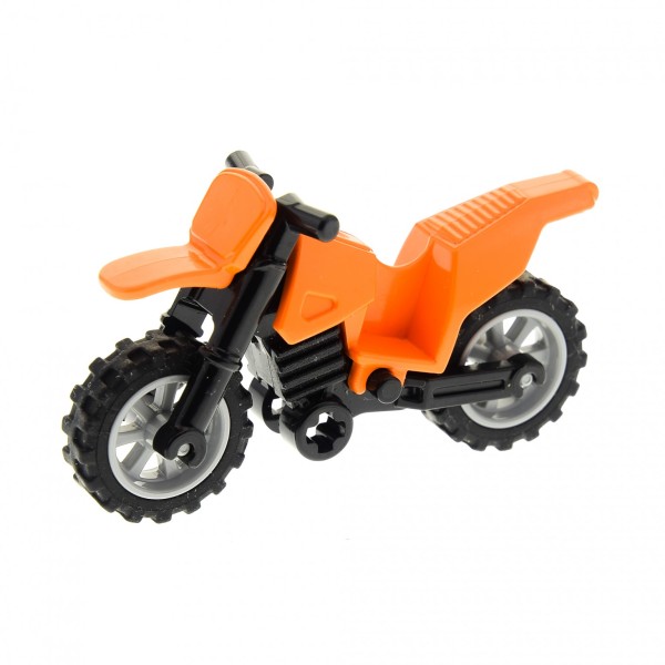 1x Lego Motorrad orange Dirt Bike Set 5626 8961 7286 50859 50860c11