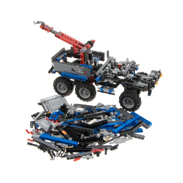 1x Lego Technic Teile Set 8273 Off Road Truck blau Kran Wagen unvollständig