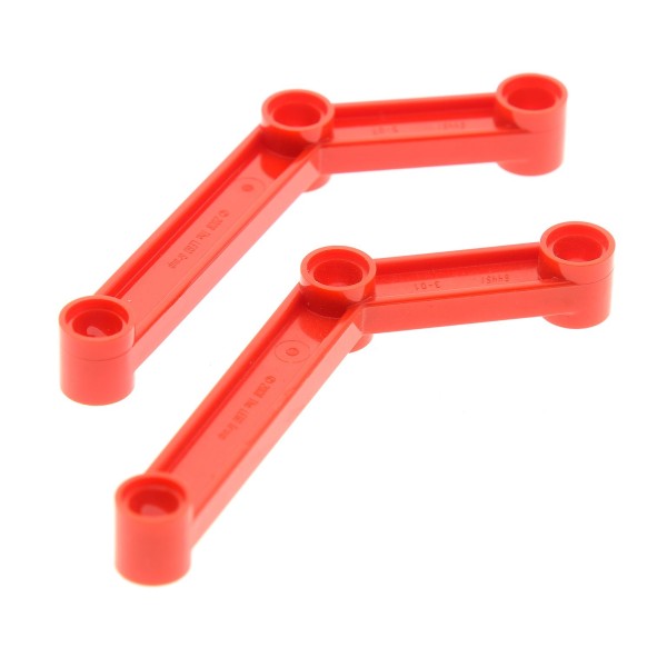 2x Lego Technic Verbinder Strebe Stange rot Link 1x9 6-4 Gelenk 4539295 64451