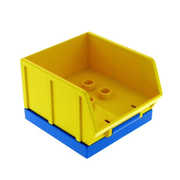 1x Lego Duplo LKW Aufsatz blau gelb Kipp Lade Platte 4100776 31068 4120072 31088