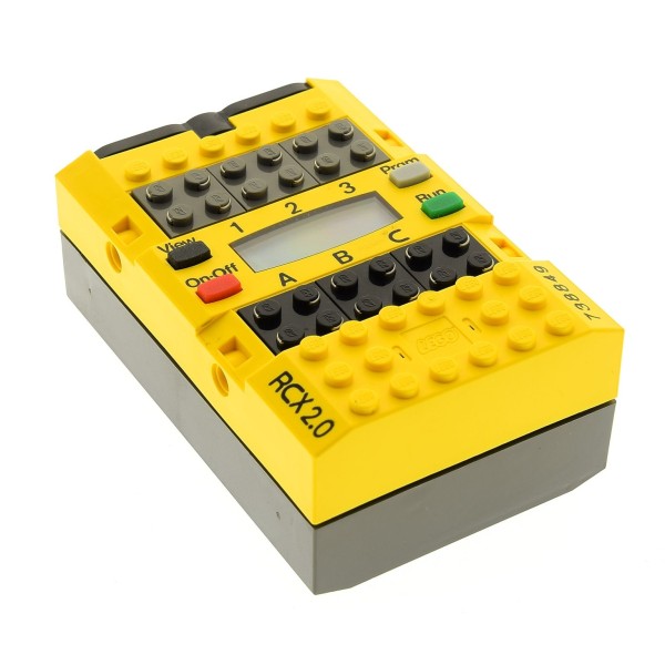 1x Lego Elektrik Mindstorms Mini Computer gelb RCX 2.0 Technic geprüft 3804 884c