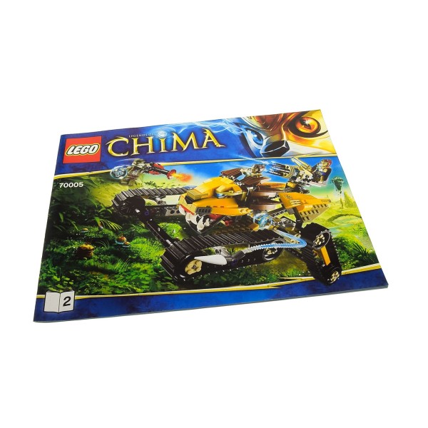 1 x Lego System Bauanleitung A4 Heft 2 Legends of Chima Lavals Löwen Quad 70005