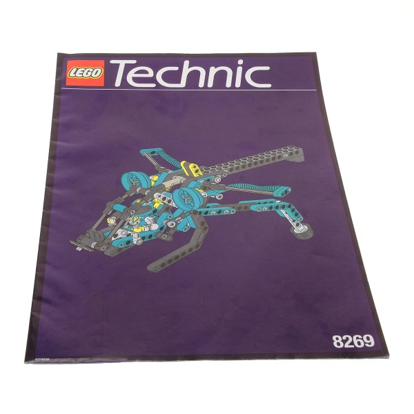 1x Lego Technic Bauanleitung A4 Heft 1 Hubschrauber 8269