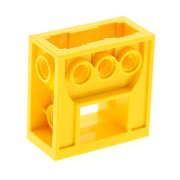 1x Lego Technic Getriebe Halter 2x4x3 gelb Zahnrad Box Gearbox 6588 32239