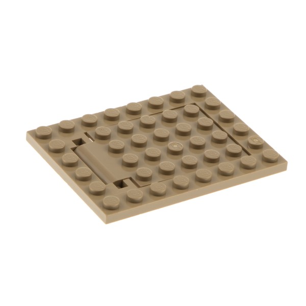 1x Lego Falltür Rahmen 6x8 dunkel beige Tür 4x6 kurze Pins 30042 30041