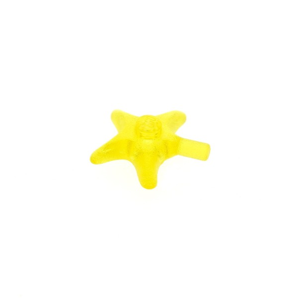 1x Lego Tier Seestern transparent gelb Meerestiere Stern 5960 4281231 33122 x112