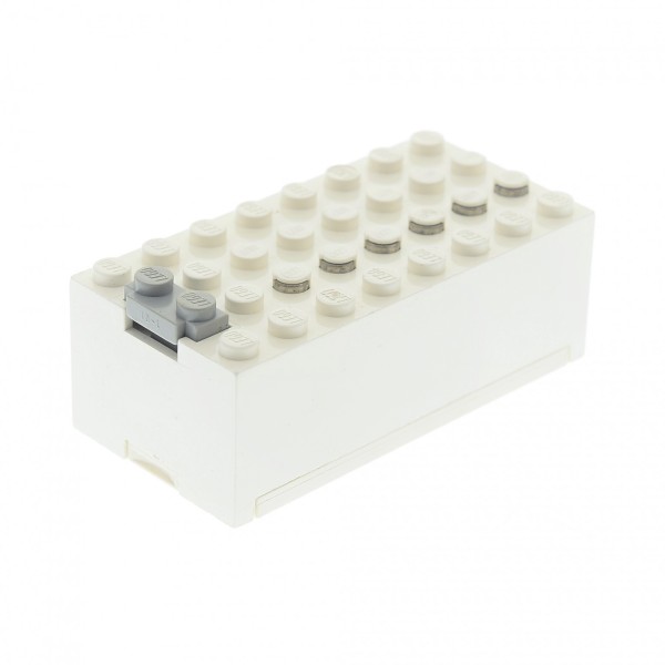 1x Lego Elektrik Batteriekasten 9V 8x4 creme weiß Batterie Box geprüft 73955 4760c01