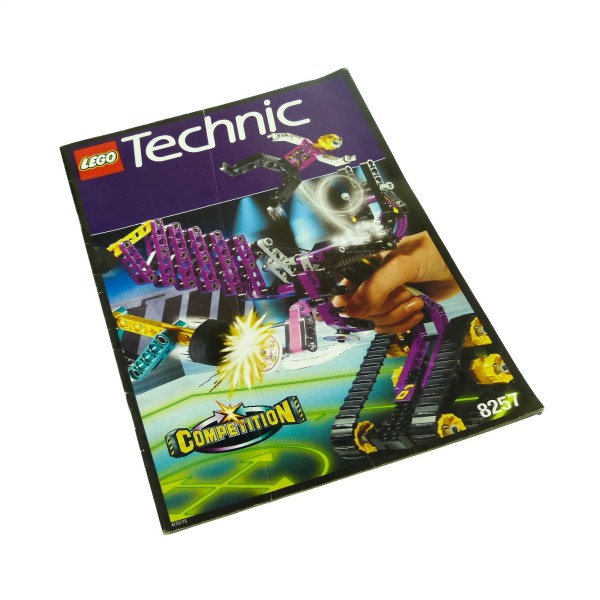 1 x Lego Technic Bauanleitung A4 für Set Competition Cyber Strikers violett 8257
