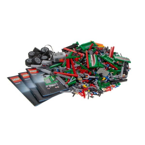 1x Lego Technic Teile Set Service Truck Wagen Pneumatik 42008 BA unvollständig