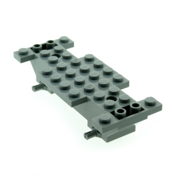 1 x Lego System Fahrgestell alt-hell grau 4x10x1 LKW Unterbau Bau Platte Auto Chassis 30235