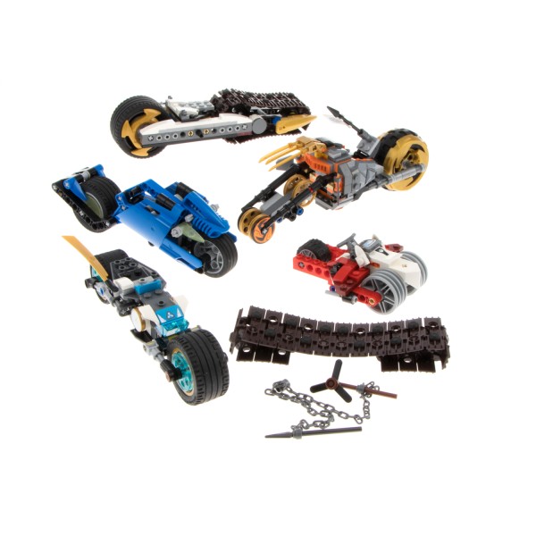 1x Lego Teile Set Ninjago Ultra Stealth Raider 70595 weiß braun unvollständig