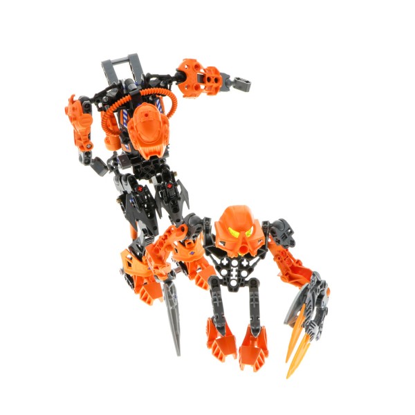 1x Lego Bionicle Figuren Set Photok 8946 Rotor 7162 orange grau unvollständig