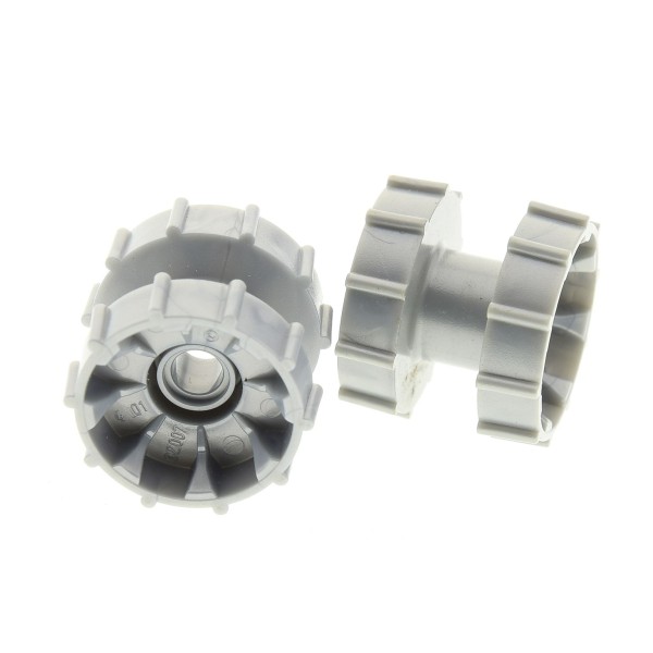 2x Lego Technic Ketten Antriebsrad perl hell grau Raupe 4281663 32007