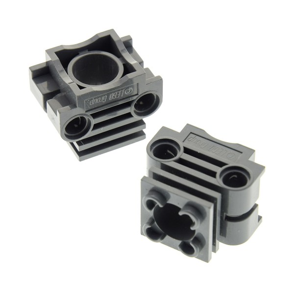 2x Lego Technic Motor Block Zylinder neu-dunkel grau Schlitz 4260031 32061 2850a