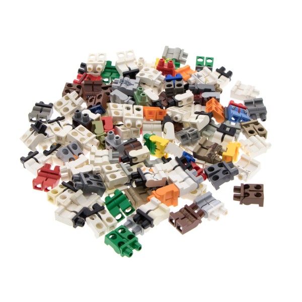 100x Lego Figuren Beine Set B-Ware beschädigt bunt gemischt Minifigur 970