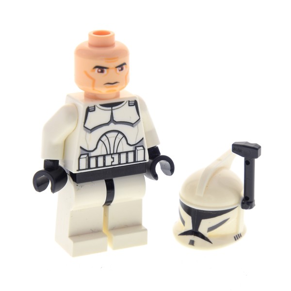 1x Lego Figur Star Wars Stormtrooper weiß Clone Trooper Helm Antenne sw0200a