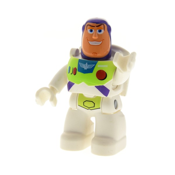 1x Lego Duplo Figur Mann Buzz Lightyear weiß Toy Story 5659 5658 5691 47394pb128