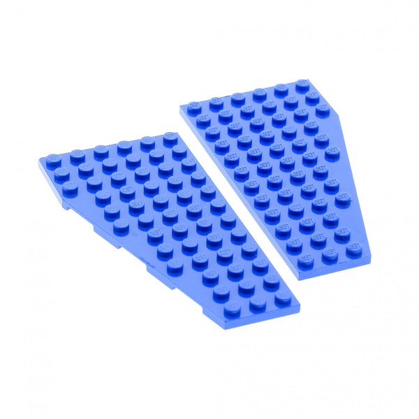 Lego 2 x Flügelplatte 30355 30356 dunkelrot 6x12 7143 7155 
