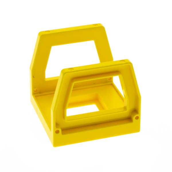 1x Lego Duplo Eisenbahn Aufsatz Container Rahmen gelb Zug 2933 4129951 31301