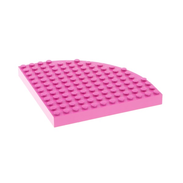 1x Lego Bau Platte rund Ecke 12x12 dunkel pink viertel Kreis 4283776 42484 6162