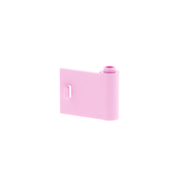 1x Lego Tür Blatt 1x3x2 rechts hell rosa pink Griff offen Boden Scharnier 92263