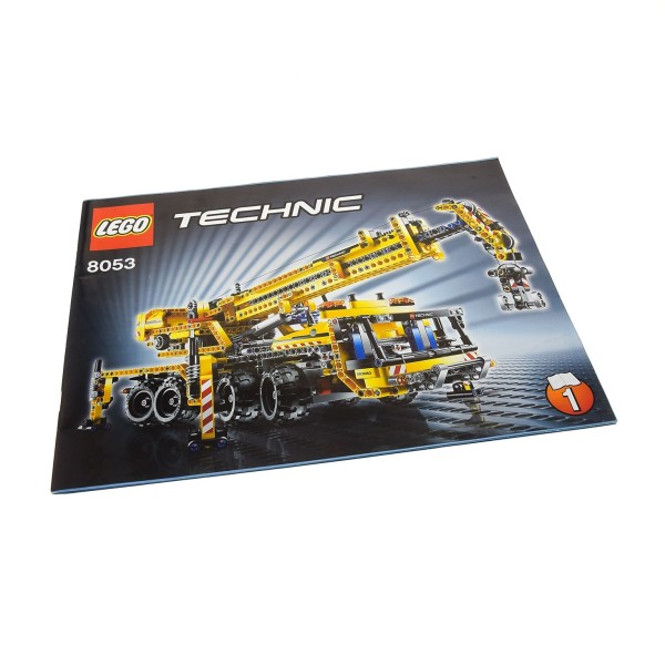 1x Lego Technic Bauanleitung Heft 1 Construction Mobiler Kran 8053
