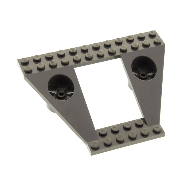 1x Lego Platte 12x9x2 alt-dunkel grau Flügel Space Insectoids 6969 6160 30037