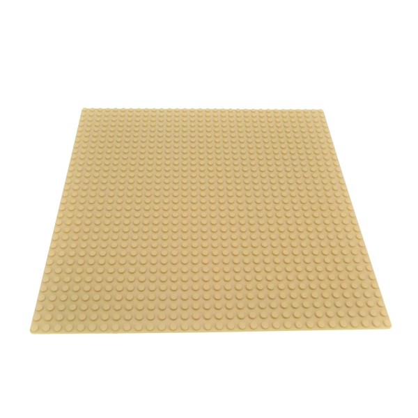1x Lego Bau Platte 32x32 Basic beige tan Sand 6456 10224 10211 4558611 3811