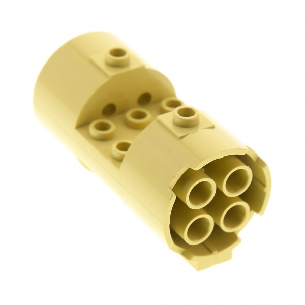1 x Lego System Zylinder beige tan 3 x 6 x 2 2/3 3x6x2 2/3 Noppen leer Horizontal Turbine Triebwerk Düse Set Star Wars 7155 30360