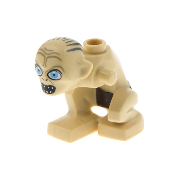 1x Lego Figur der Herr der Ringe Hobbit Gollum Augen wild 71218 79000 lor005 10057pb01