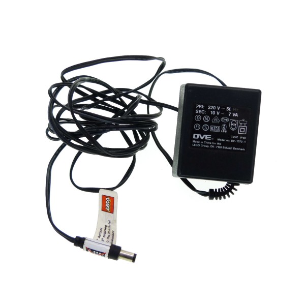 1x Lego Technic Netzteil 9V Power Adapter 220V Strom Kabel geprüft DV-1070