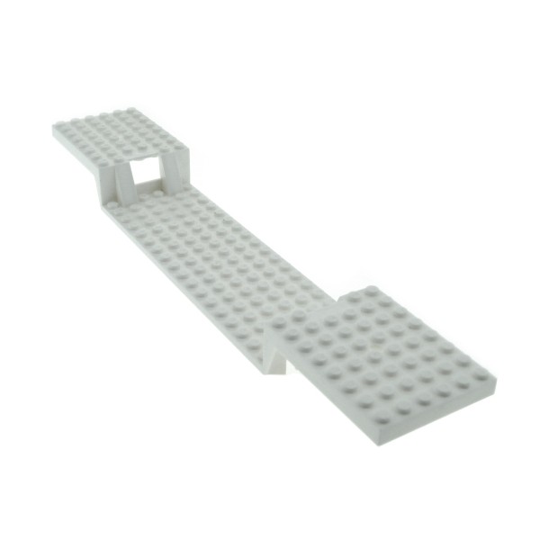 1x Lego Fahrgestell Platte 6x34 weiß Auflieger Transporter 7686 4561505 87058