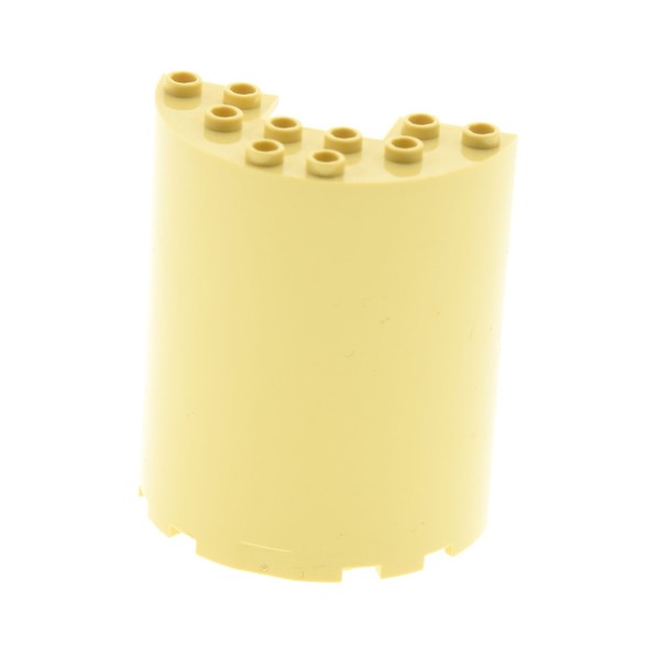 1x Lego Zylinder Hälfte 3x6x6 beige 1x2 Ausschnitt halb rund 6006800 35347 87926