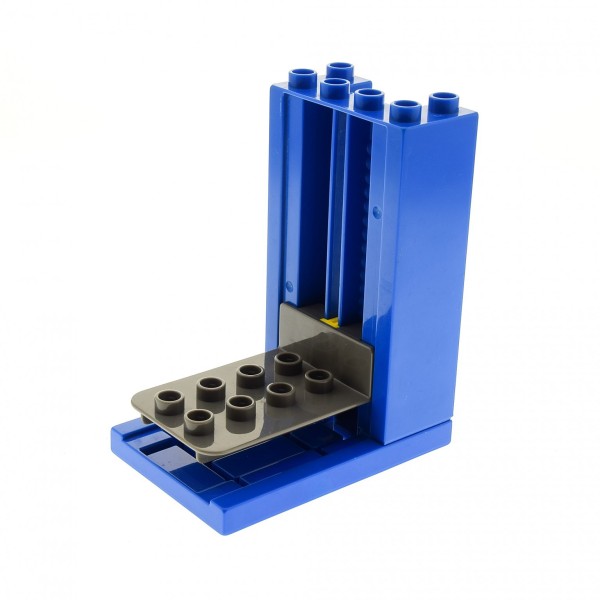 1 x Lego Duplo Hebebühne B-Ware abgenutzt blau neu-dunkel grau Auto Lift Set Werkstatt Set 3619 42098