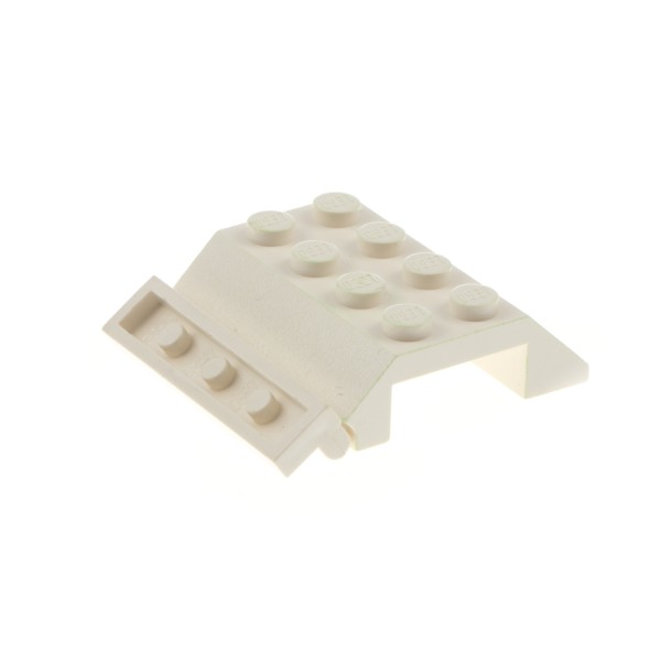 1x Lego Tür Klappe 45° creme weiß 4x4 abgewinkelt mit Scharnier Platte 4625 4857
