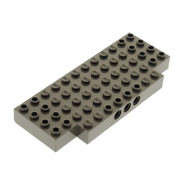1x Lego Bau Platte modifiziert 5x12x1 alt-dunkel grau Base Stein 4192278 45403