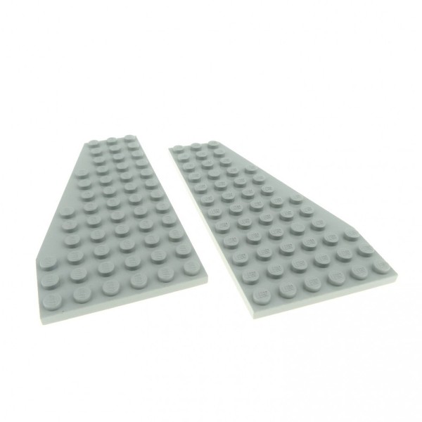 2x Lego Flügel Platte hell grau 6x12 rechts links Star Wars 75159 30356 30355