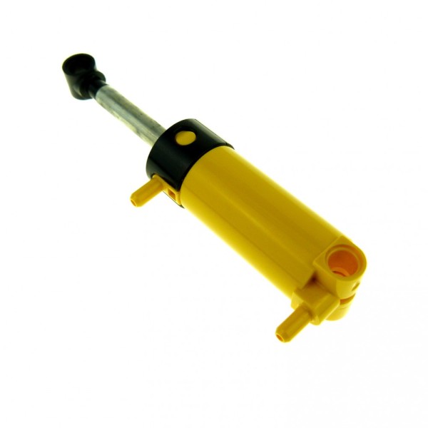 1x Lego Technic Pneumatik Zylinder gelb 48 mm 2 Inlets geprüft 4205293 47224c01