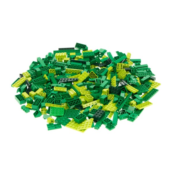 0,5 kg Lego Basic Sonder Steine grün Kiloware gemischt