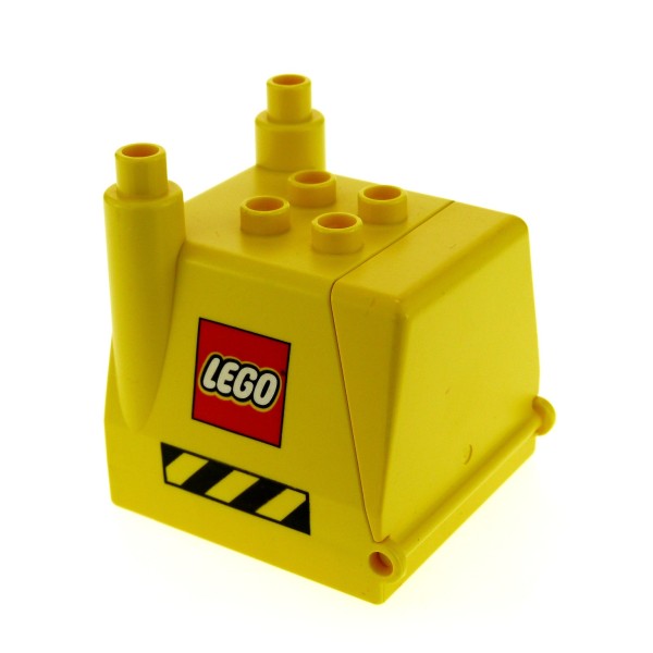 1x Lego Duplo LKW Aufsatz gelb Container Auto Baustelle 2807 2814 9128 31257c01