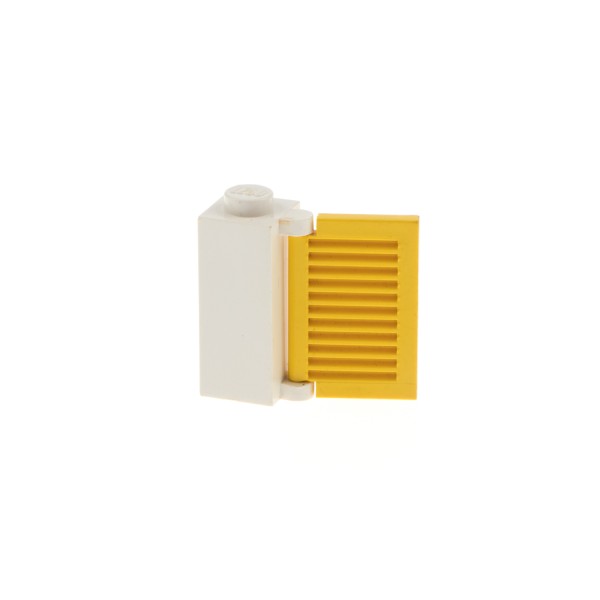 1x Lego Zarge 1x1x2 weiß Fensterladen gelb 1x2x2 Tor Tür Halterung 3581 3582