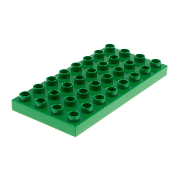 1x Lego Duplo Bau Platte 4x8 grün Basic Grundplatte 4279291 20820 10199 4672