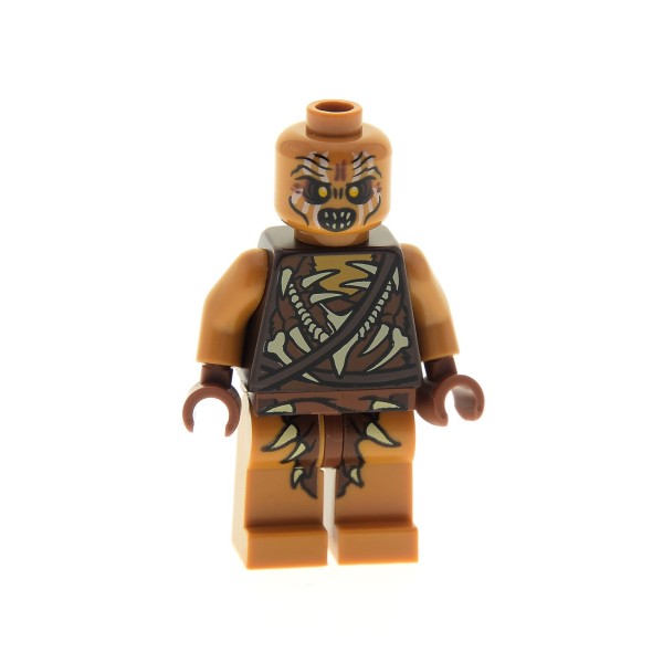 1 x Lego System Figur Gundabad Orc kahl dunkel braun hautfarben Der Hobbit Der Herr der Ringe Lord of the Rings 79014 79012 973pb1542c01 lor088