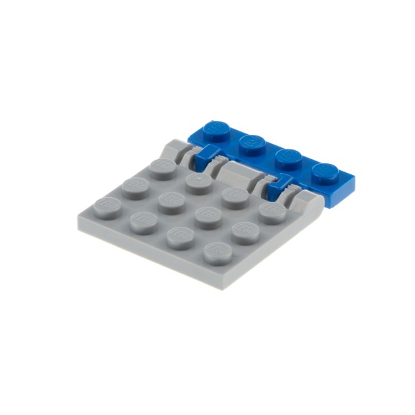 1x Lego Fahrzeug Scharnier Platte 3x4 neu-hell grau 9 Zähne Gelenk 1x4 44568 44570