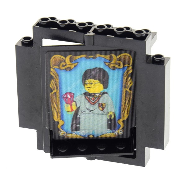 1x Lego Tür Rahmen 2x8x6 schwarz Drehtür Harry Potter 40249px1 4114444 30101