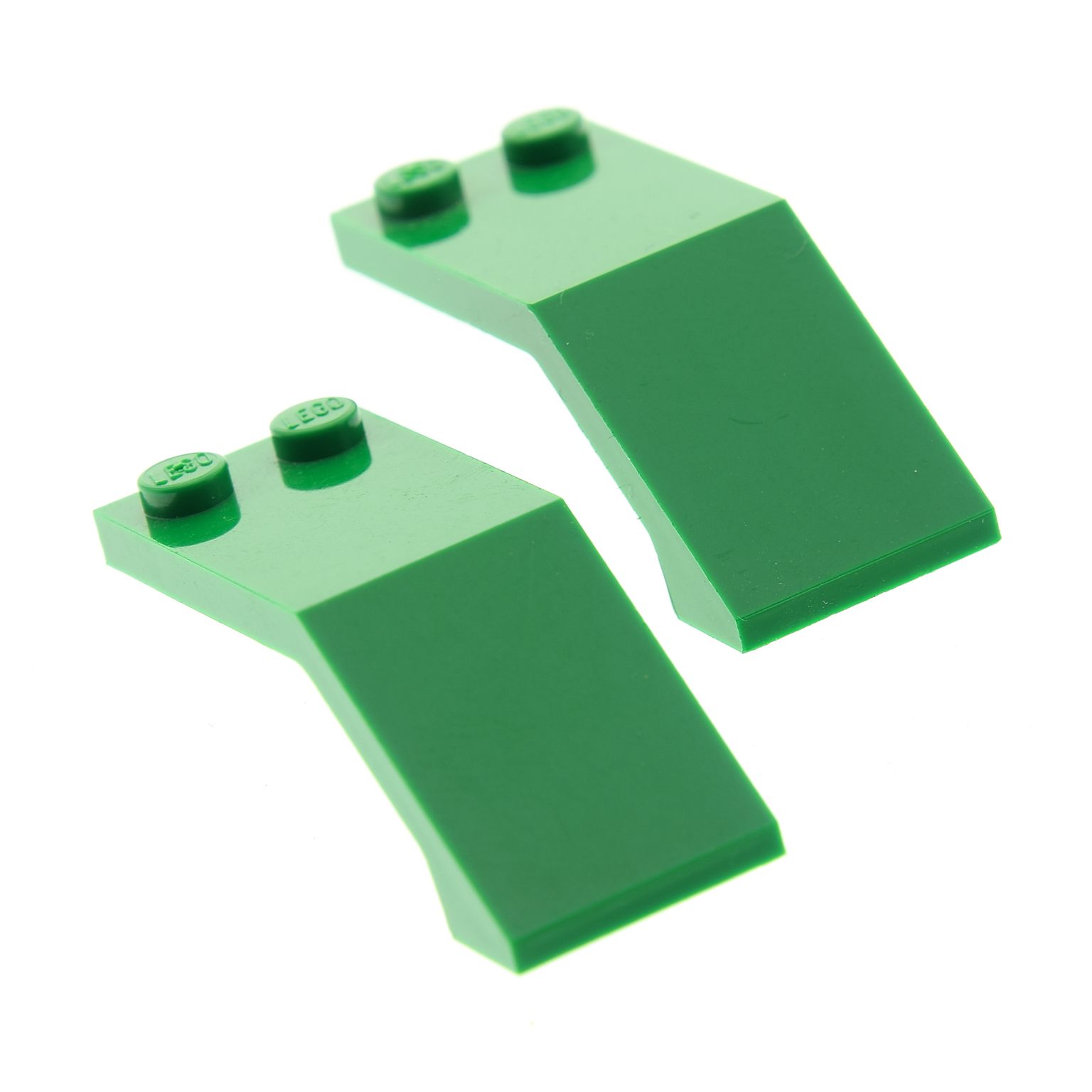 Lego 2 Windschutzscheiben 5x2x1 2/3 in grün aus 7992 6070 