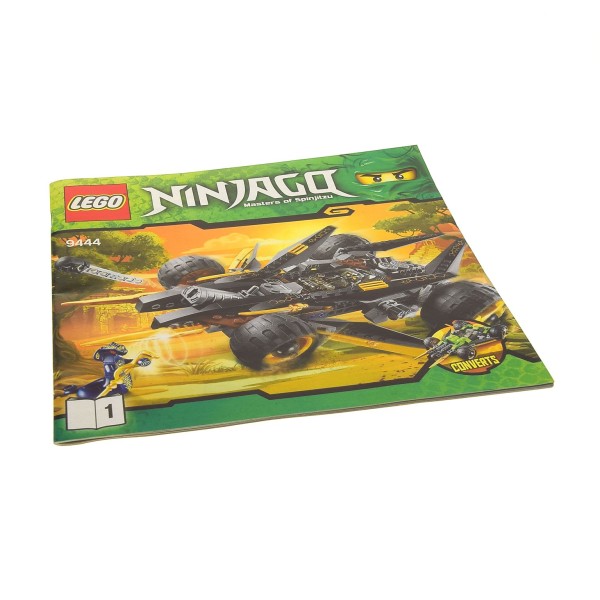 1 x Lego System Bauanleitung Heft 1 Ninjago Rise of the Snakes Coles Tarn Buggy 9444