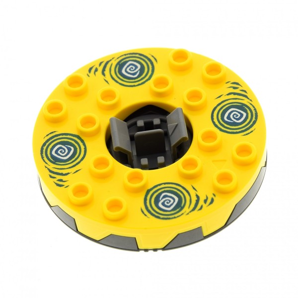 1x Lego Ninjago Spinner grau gelb Hypnotic Strudel ohne Gleitstein bb0549c04pb01