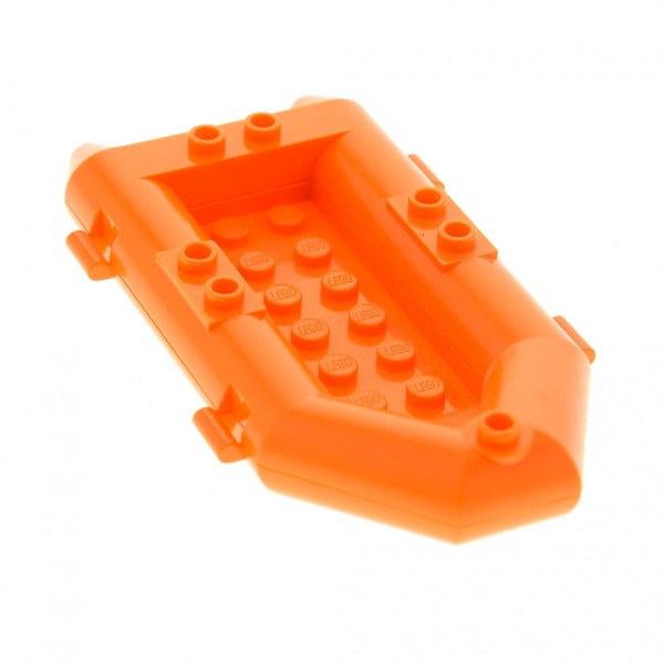 1x Lego Boot 11x6x1 orange Schlauchboot klein Ruderboot 4527308 75977 30086c01